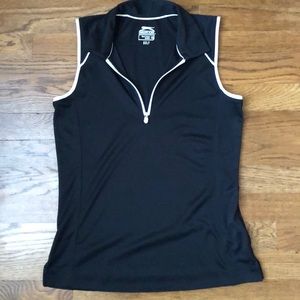 Golf collared tank.